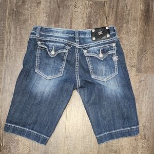 Miss Me Bermuda Denim Shorts